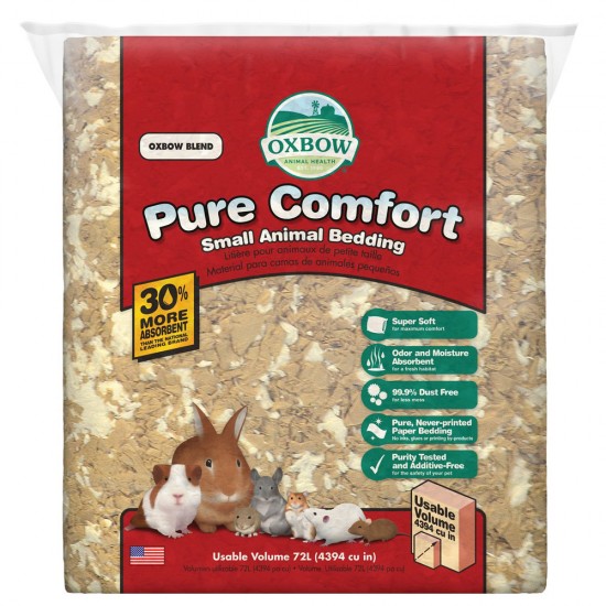 Lettiera Pure Comfort Blend Bedding 72 lt Oxbow superior quality NEW