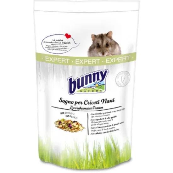 Bunny Sogno per Criceti Nani Expert 500 gr mangime completo SOLO 8,90€ PROMOZIONE