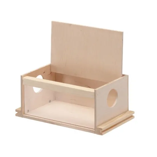 Set 7 Pezzi Giochi In Legno Per Criceti - Casetta, Altalena, Ponte E Accessori Per Gabbia - Foto 8