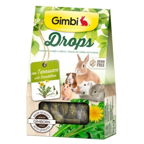 Gimbi Drops con Tarassaco 50gr mangime complementare PROMOZIONE QUANTITA' FINO 2,09€