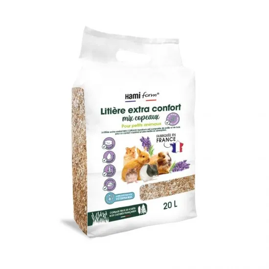 Lettiera naturale con fiori di lavanda Hamiform 20 L NEW SOLO 3,90 €
