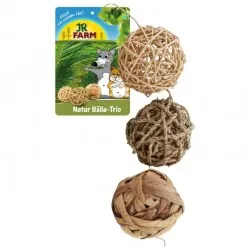 Trio Palle Naturali Jr Farm 8cm 