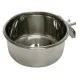 Ciotola in acciaio con supporto a vite - Kerbl 600ml - diam 12cm