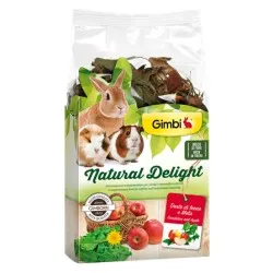 Gimbi Natural Delight - Dente di Leone e Mela 100 g mangime complementare