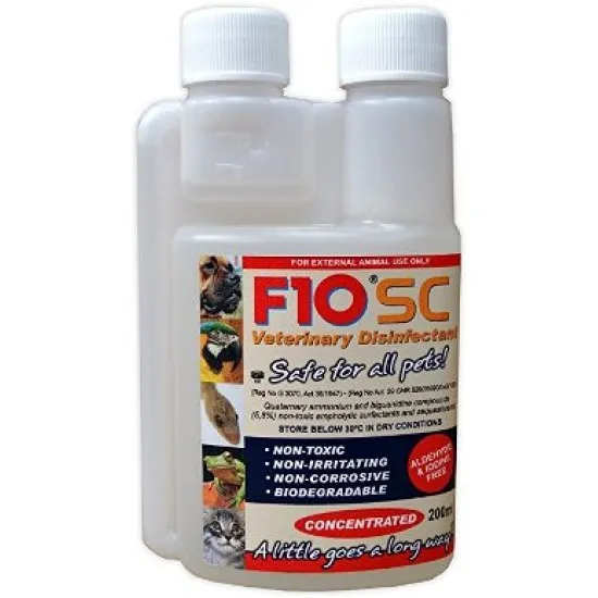 F10SC Veterinary Disinfectant 200ml SOLO 30,90€ PROMO7gg