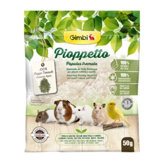 Pioppetto – Materiale da nido 50G Gimbi 
