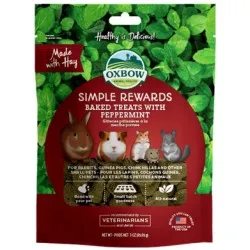 Oxbow Simple Rewards - Baked Treats with Peppermint  - 85 gr alimento complementare per conigli e roditori
