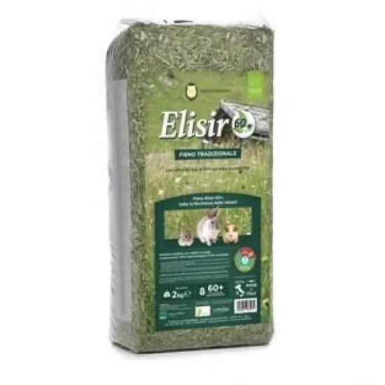 Fieno Elisir Tradizionale Bio 60+ 2 kg  (L'unico BIO Originale di alta montagna) PROMO7gg