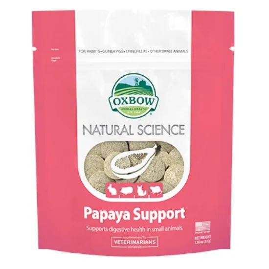 Oxbow Papaya Support alimento complementare per conigli e roditori PROMO