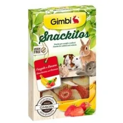 Gimbi Snackitos Fragola + Banana 60 g