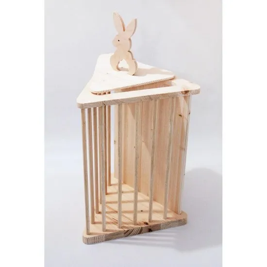 Fieniera Triangolare Rabbit Rosicchiando 42 h semplicemente unica !!